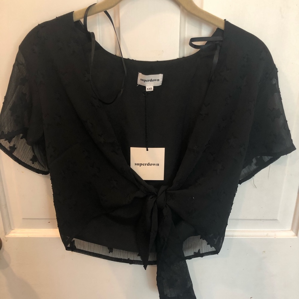 Black tie top